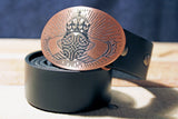 Irish Claddagh Belt Buckle-Metal Some Art