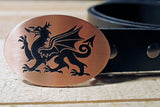 Wales Flag WELSH RED DRAGON Belt Buckle - Y Ddraig Goch-Metal Some Art