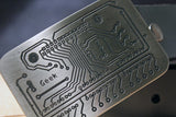 GEEK Circuit Board Belt Buckle-Metal Some Art