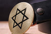 Star of David JEWISH HEBREW Belt Buckle-Metal Some Art