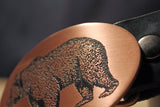 Adirondack Bear Belt Buckle-Metal Some Art