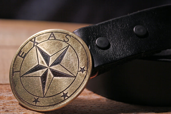Texas LONE STAR State Flag Belt Buckle – Metal Some Art display picture 1