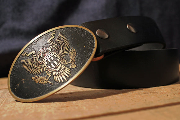 American SEAL Bald Eagle Belt Buckle – Metal Some Art