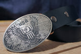 American Bald Eagle Belt Buckle -USA RUSTIC-