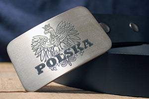 Polish Flag POLAND POLSKA Belt Buckle