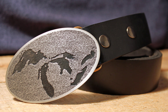 Custom Belt Buckles Handmade from Solid Metal for Leather Belts