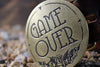 "Game Over" Belt Buckle - by Madeline Brown