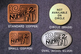 Fathers Day NUMBER TWO DAD Belt Buckle-Metal Some Art