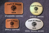 Oregon State Flag Belt Buckle-Metal Some Art