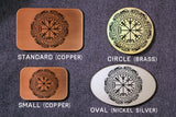 Viking Compass -VEGVISIR- Belt Buckle-Metal Some Art