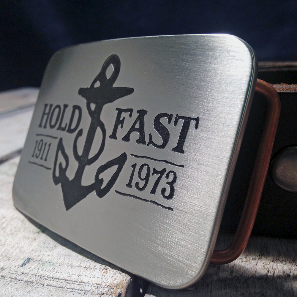 Nickel Anchor Belt Buckle