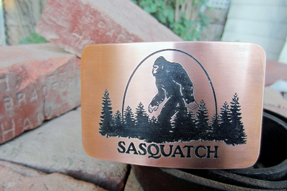 Sasquatch BIGFOOT Belt Buckle-Metal Some Art
